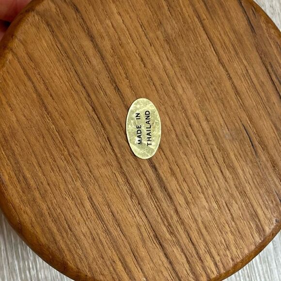 Dark Wood Bowl From Thailand - Picture 6 of 7